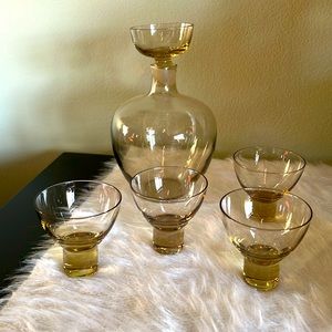 Mid-Century Modern Cordial Decanter